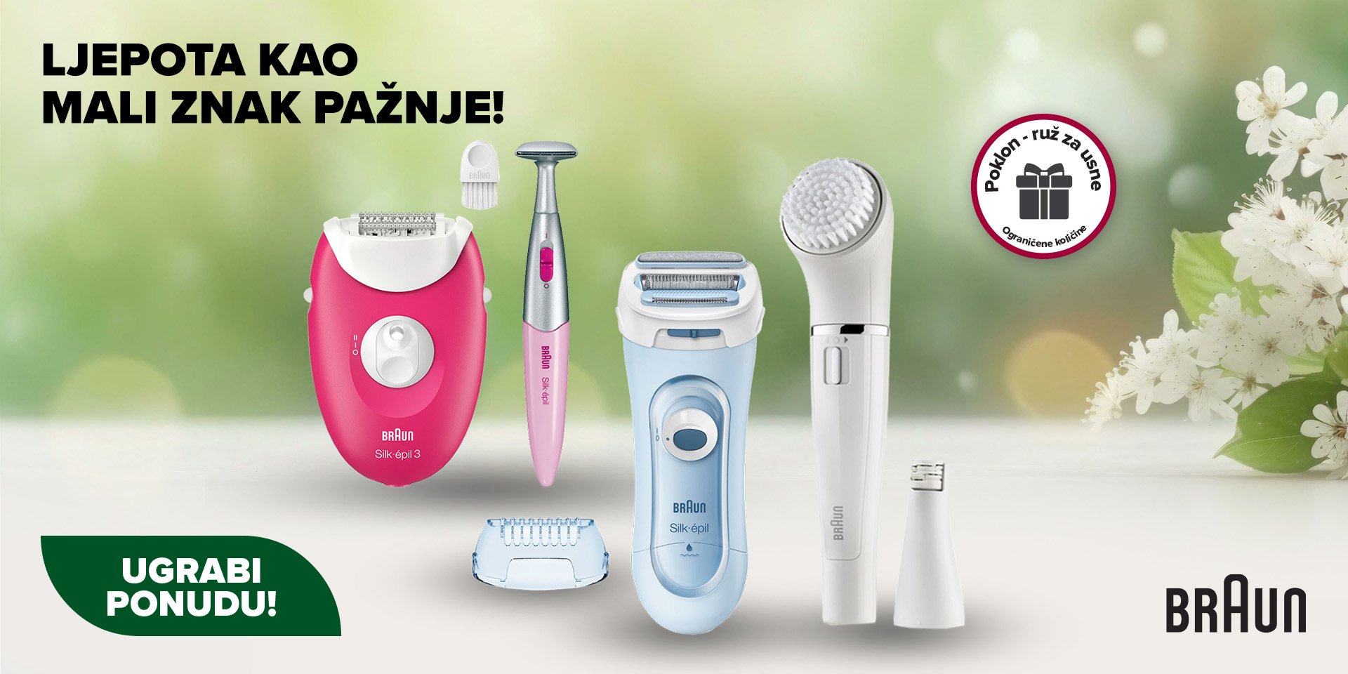 Braun proizvodi za njegu  + poklon 